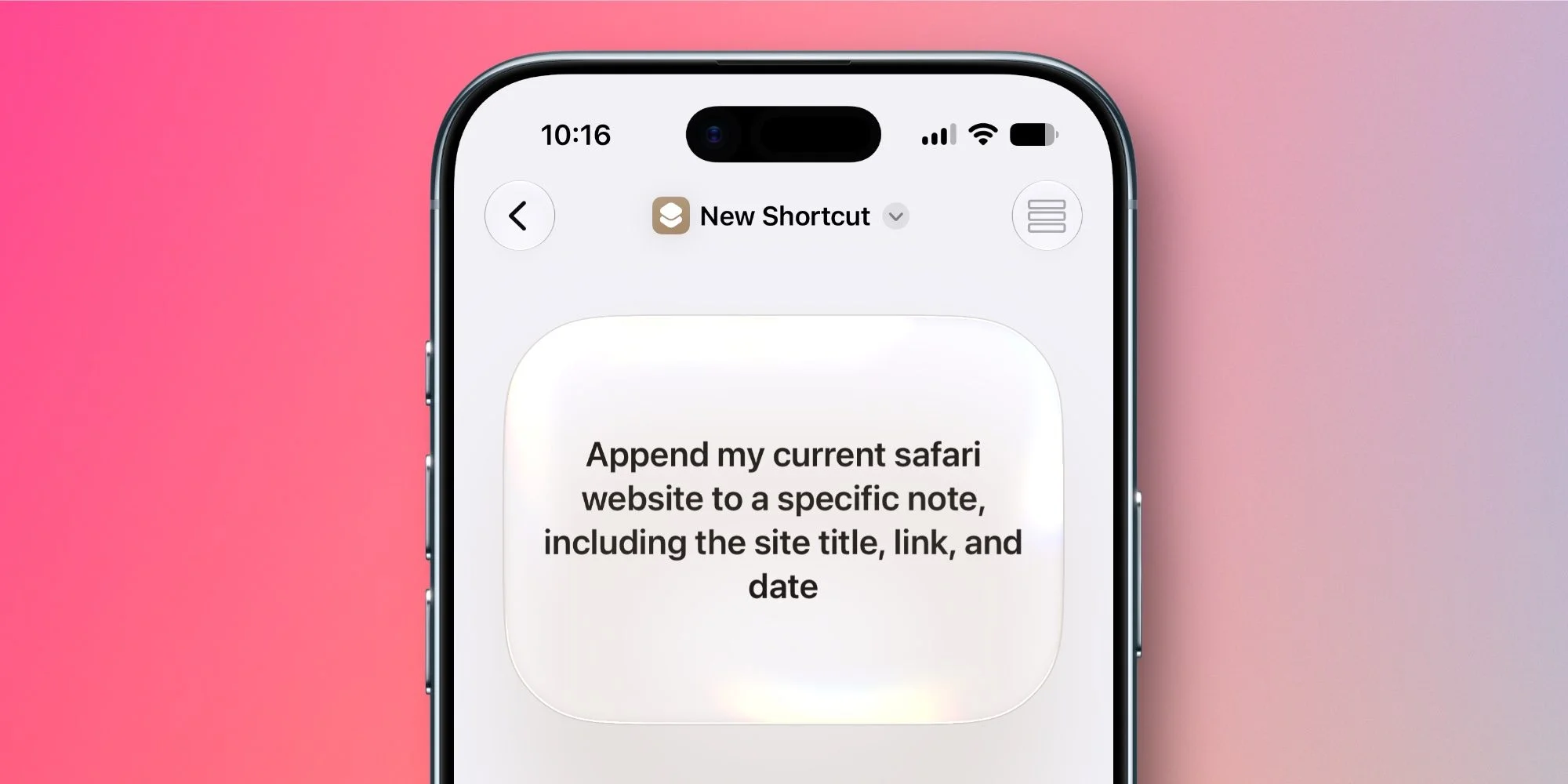 Shortcuts App in Action