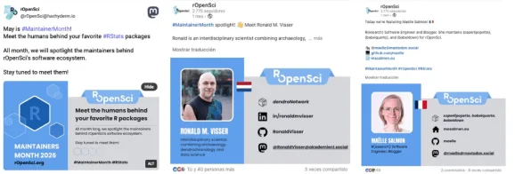 Honoring Open Source Maintainers: Celebrating Contributions to R Packages and the Research Community