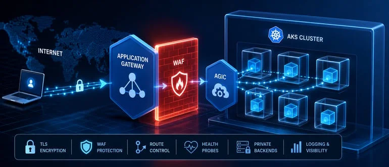 Enhancing Ingress Security in Azure Kubernetes Service with Application Gateway and WAF